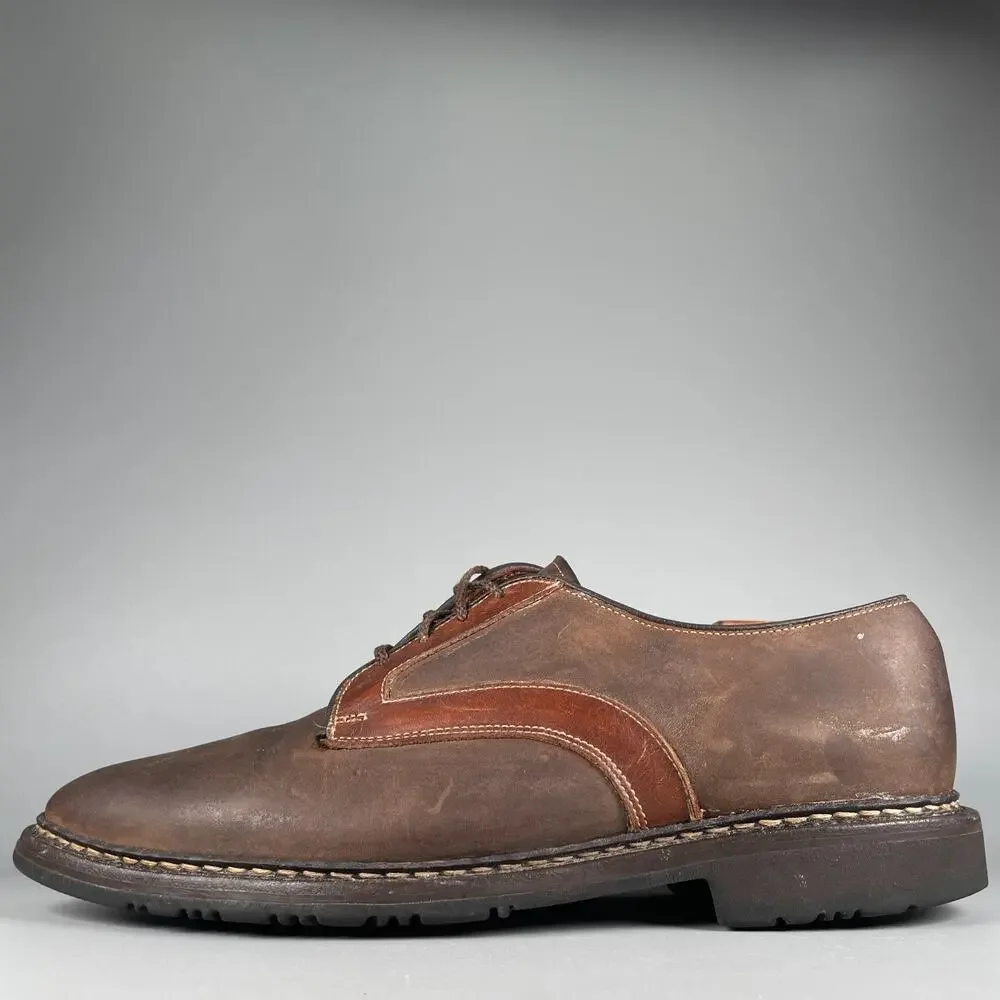 Allen Edmonds Berkshire Mens Size 8.5 3E Tan Brown Leather Oxford Dress Shoe GUC